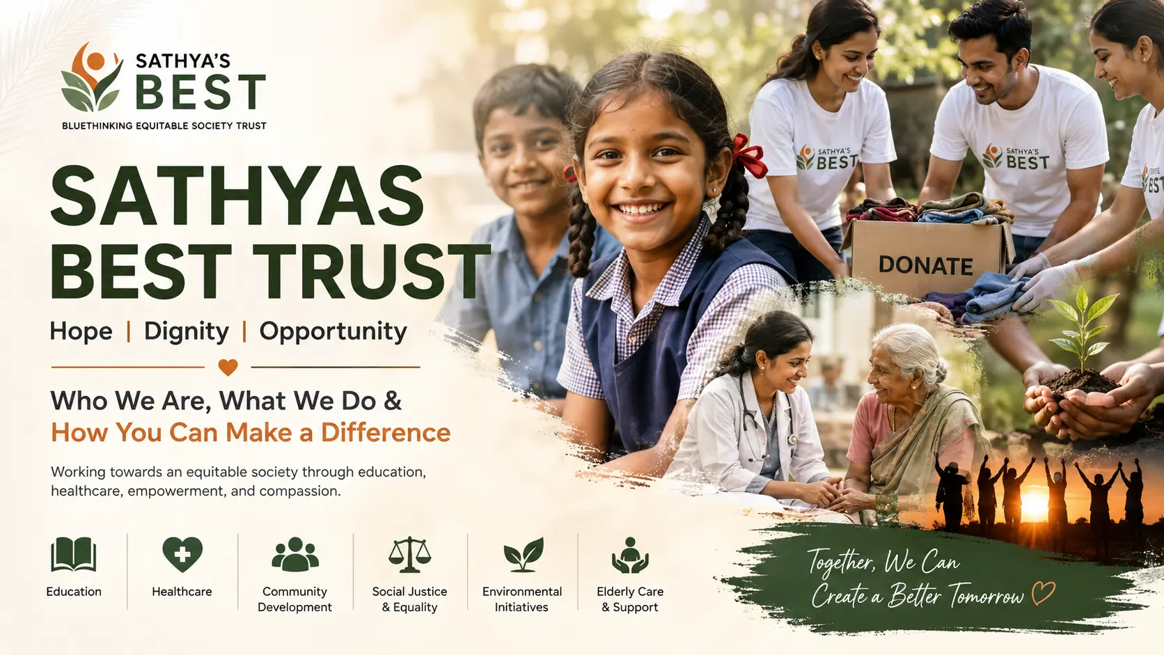 Sathyas Best Trust - Who We Are, What We Do & How You Can Make a Difference